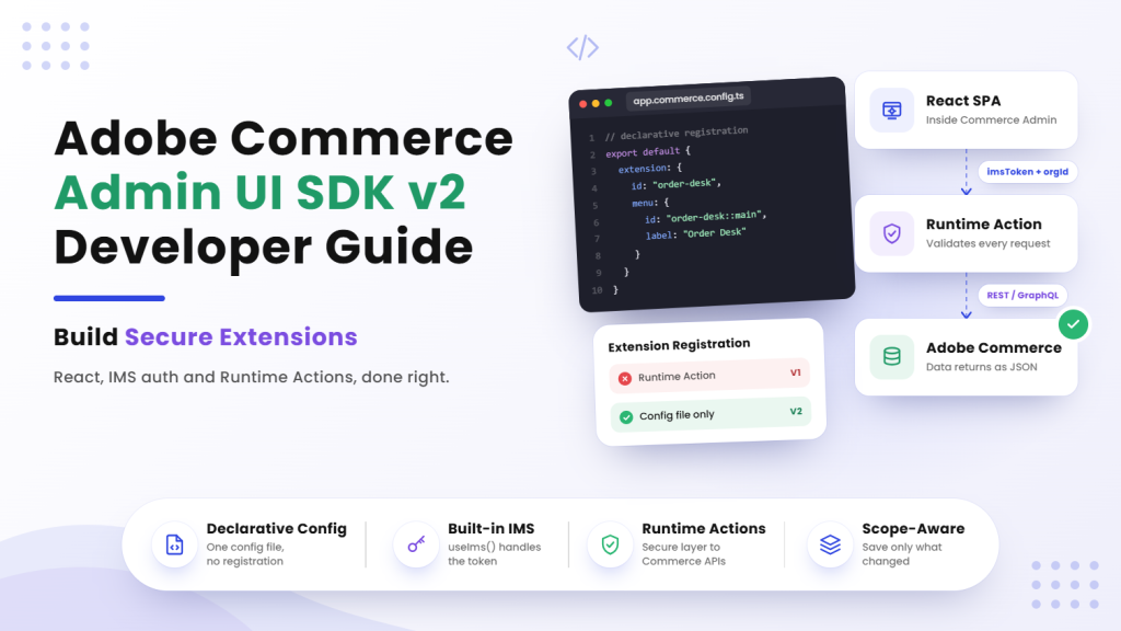 Adobe Commerce Admin UI SDK v2: Build Secure Extensions